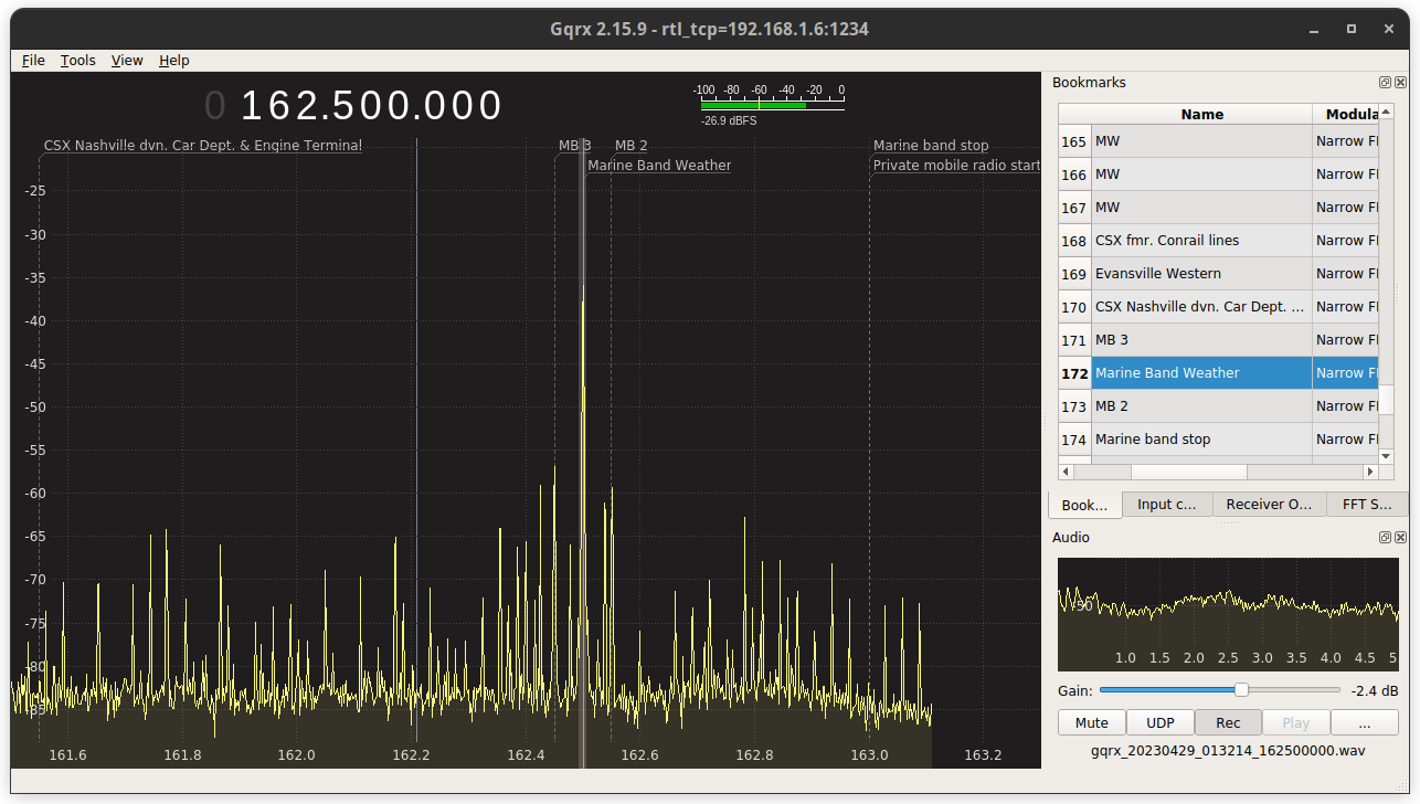 Other radio communications with the SDR